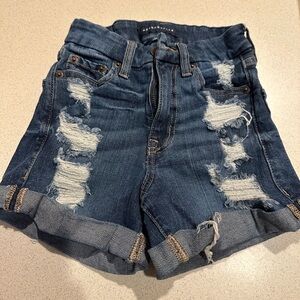 Aeropostale High Rise Curvy Mid shorts